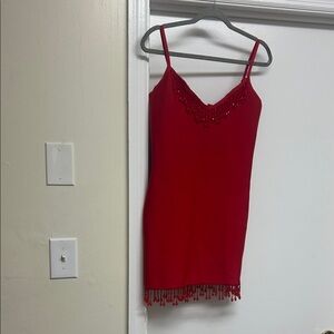 Fashion Nova Vibrant Red party Dress